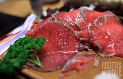 Carpaccio de Boeuf Japonais (Boeuf Tataki)