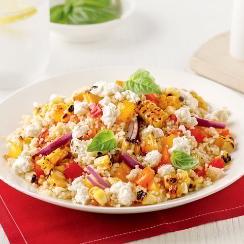 Salade de Couscous et Maïs Grillé