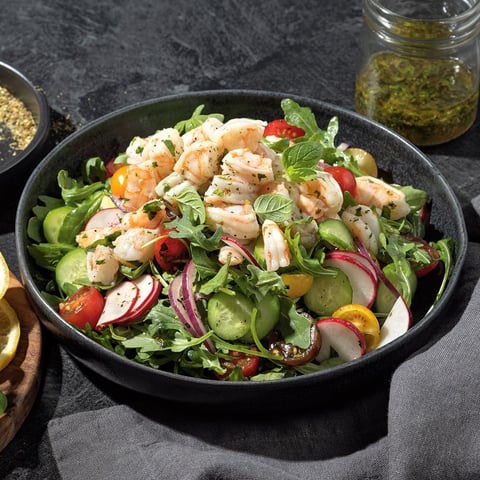Salade Gourmande aux Crevettes
