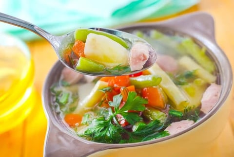 Soupe Minestrone au Jambon