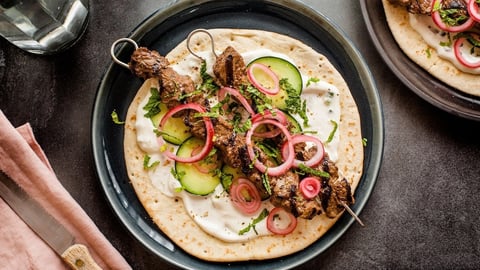 Souvlakis de Bœuf sur le BBQ