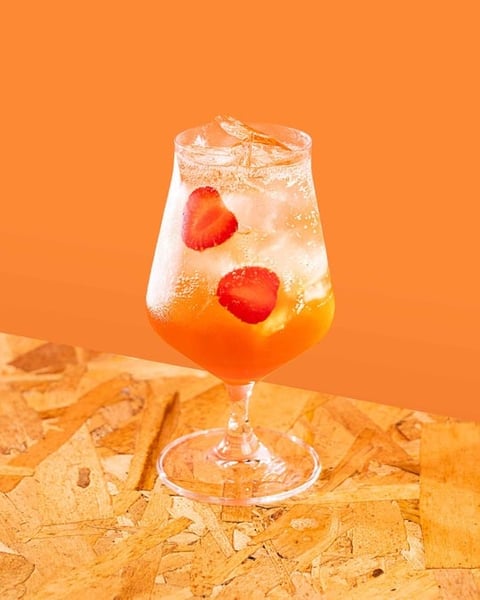Spritz à la Fraise
