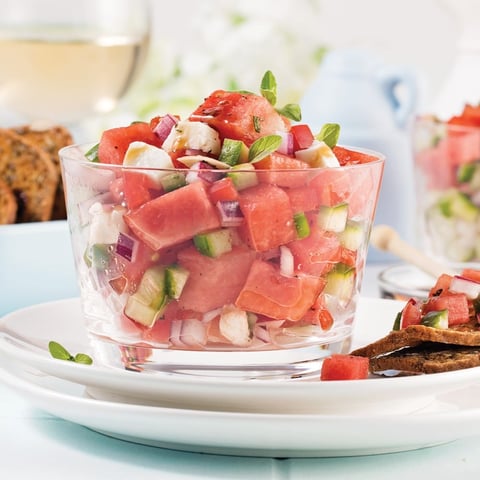 Tartare Végétarien à la Mozzarella Di Bufala