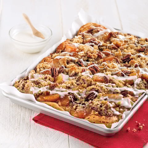 Tarte aux Pommes et Pacanes sur la Plaque