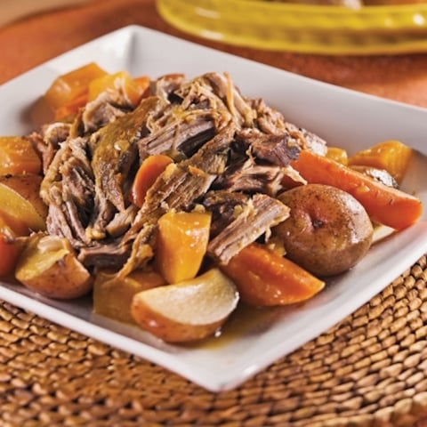 Épaule de Porc Braisée à la Mélasse