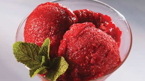 Sorbet aux Framboises