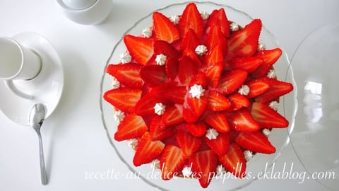 Tarte aux Fraises Revisitée Saveur D'orient