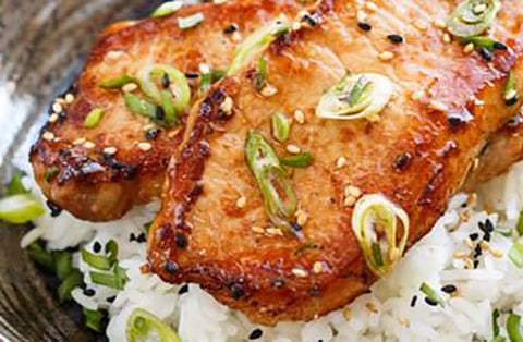 Côtelettes de Porc au Sésame