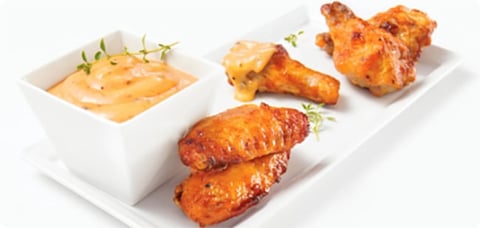 Ailes de Poulet BBQ avec Trempette Barbecue et Érable
