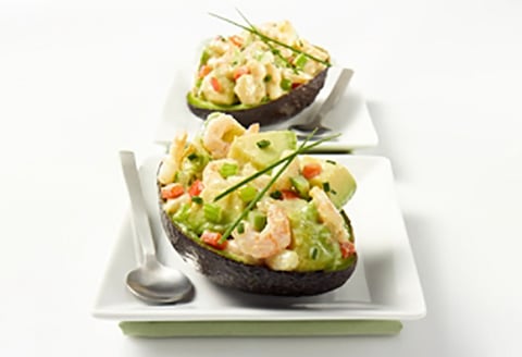 Avocat Farci aux Crevettes de Matane
