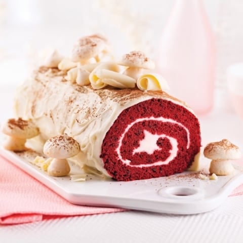 Bûche Red Velvet à la Crème de Mascarpone
