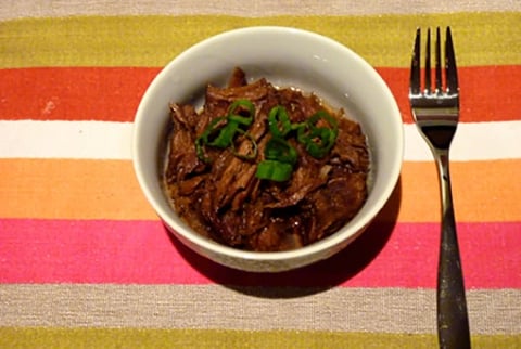 Bœuf Effiloché à l’asiatique à la Mijoteuse