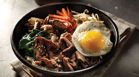 BOL CORÉEN DE RIZ (BIBIMBAP)