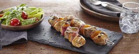 BROCHETTES DE PORC ET D’ABRICOTS
