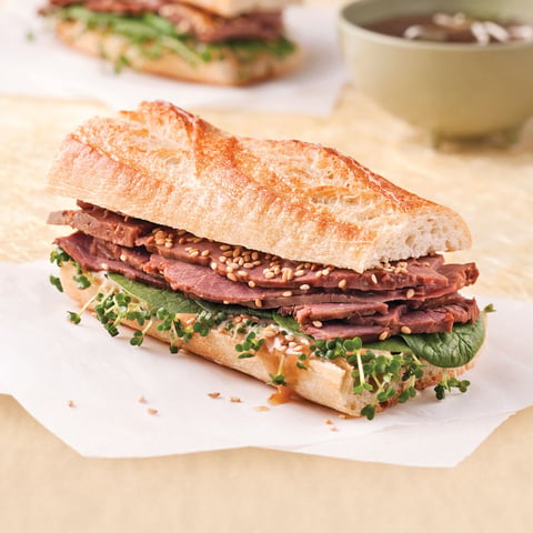 Baguette au Boeuf à L'Asiatique