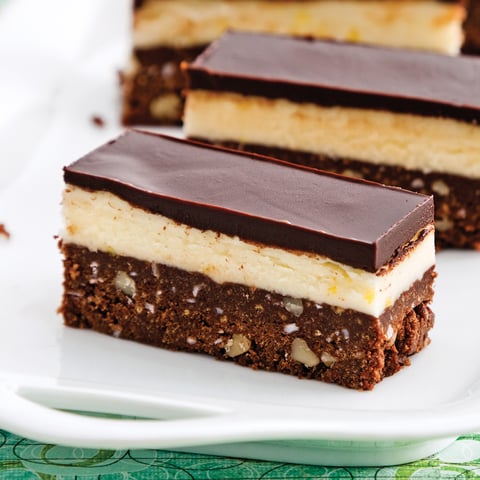 Barres Nanaïmo Mi-Sucrées