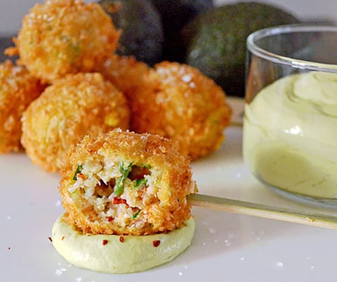 Beignets de Homard et Mousse à l'avocat