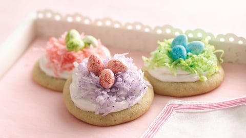 Biscuits Nid D'Oeufs de Pâques
