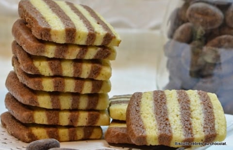 Biscuits Zébrés au Cacao