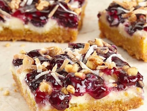 Blueberry Lemon Snack Bars