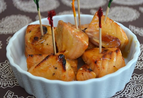 Bouchées de Saumon Caramélisé