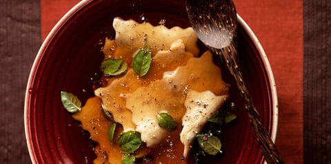 Bouillon aux Raviolis