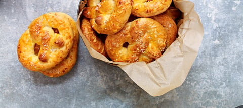 Bretzels au Cheddar