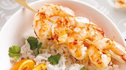 Brochettes de Crevettes