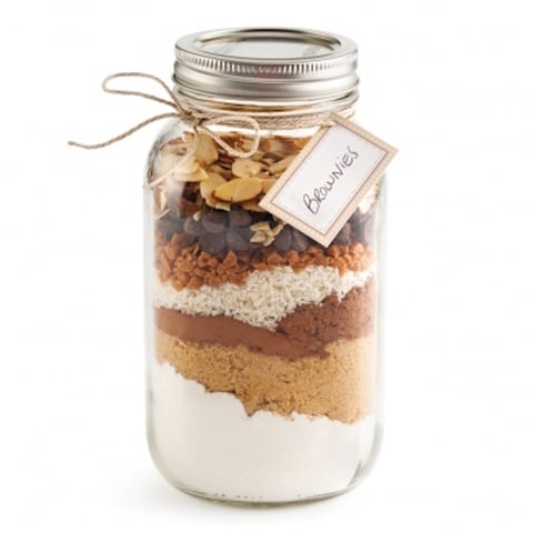 Brownies en Pot Mason