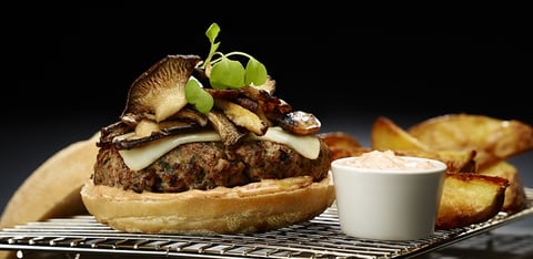 Burger de Veau aux Champignons