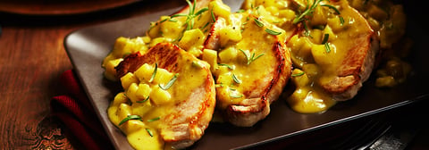 Côtelettes de Porc à la Dijonnaise et à L’érable