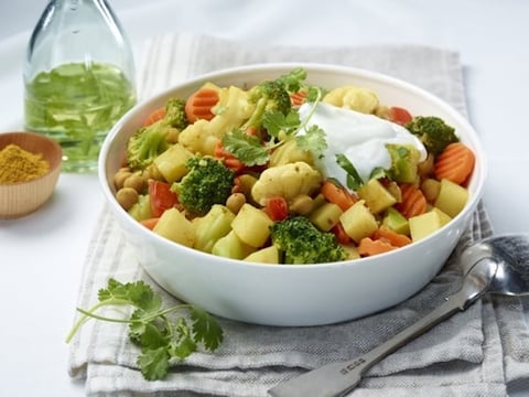 CARI DE POMMES DE TERRE ET LÉGUMES