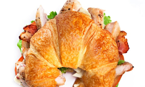 Croissant Blt de Poulet Sauté
