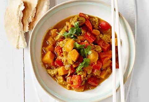 Cari de Poulet aux Patates Douces