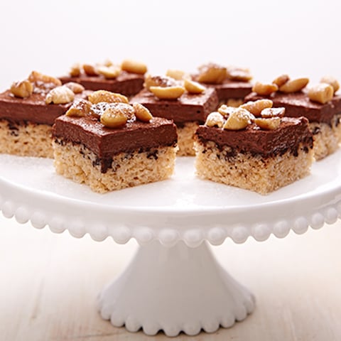 Carrés au Chocolat, Arachides et Fromage
