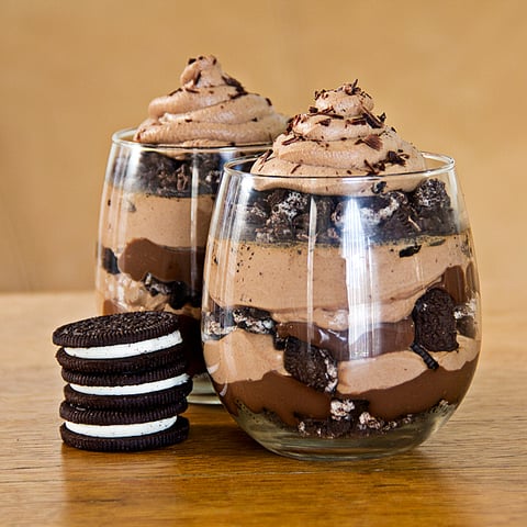 Cookies N ‘Cream Parfaits au Chocolat