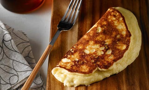 Crêpes Soufflées au Cheddar et à l'érable