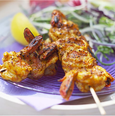 Crevettes au Barbecue