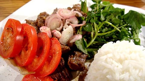 Cubes de Boeuf à l'ail