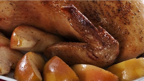 Dinde de Noël Farcie aux Pommes et au Cidre