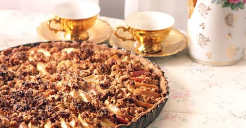 Douce Tarte Pomme-poire à L’amande et Cannelle