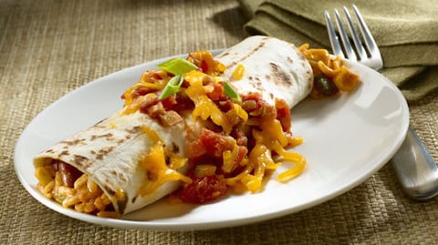 ENCHILADAS AU BROCOLI & AU FROMAGE CHEDDAR