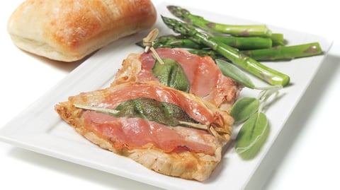 Escalopes de Veau Saltimbocca sur le Barbecue