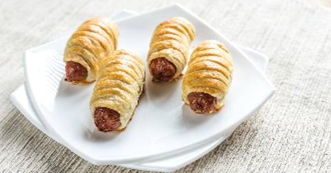 Feuilletés aux Saucisses