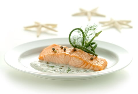 Filets de Saumon aux Herbes Salées