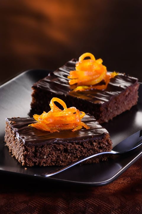 Fondant au Chocolat à L'orange