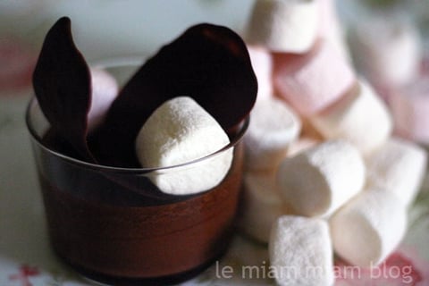 Fondue au Chocolat et Guimauve