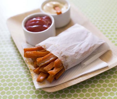 Frites de Carottes à l’orange