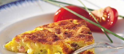 Frittata au Jambon et au Cheddar