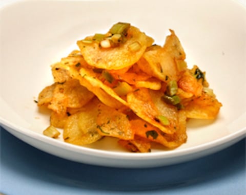 Friture de Pommes de Terre à L'indienne